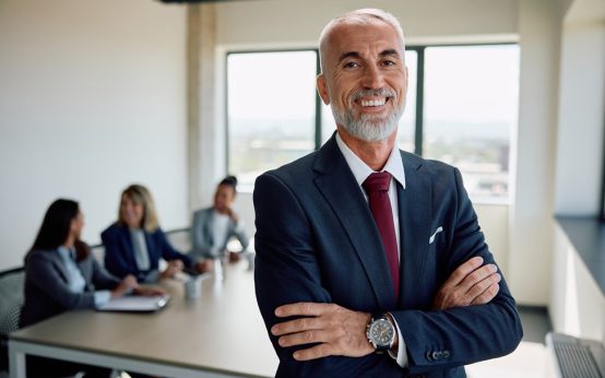 Empresario CFP de una empresa actual