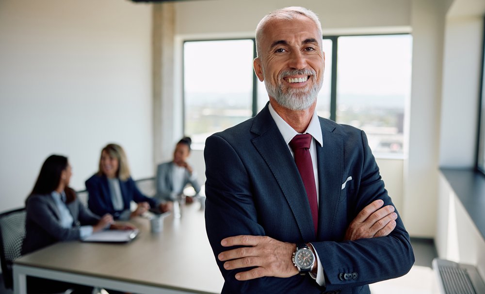 Empresario CFP de una empresa actual